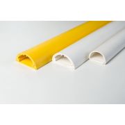 Кабель-канал полукруглый Уфакор АРКА 20*12*2000, желтый Уфанет