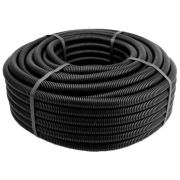 Труба гофрированная ПНД d50мм тяжелая с протяжкой черн. (уп.20м)