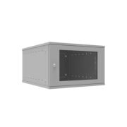 Шкаф телекоммуникационный настенный 6U, 523х600х332мм серия LITE (стеклянная дверь)
