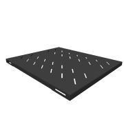 Полка стационарная усиленная для шкафов глубиной 800мм, (глубина полки 550мм) распределенная нагрузка 120кг, цвет-черный (SNR-SHELF-08055-120B)