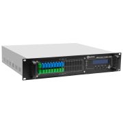 Оптический усилитель VERMAX для сетей КТВ, 2 входа, 16*24dBm выхода, WDM фильтр PON