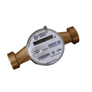 Счетчик воды электронный универсальный СВЭУ-20-3.130.LW, СЭТ.469333.148-11.03, Ду20, класс B, 130 мм, LoRaWAN (868 МГц), МПИ: 6 лет, без КМЧ
