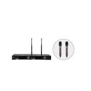 Система радиомикрофонная ITC T-521UH двухканальная, приёмник + 2 ручных микрофона