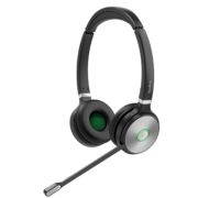WH62 Dual UC Дуо, Беспроводная, HD звук, 160м DECT, Шумоподав, USB-хаб