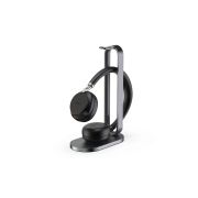 Гарнитура BH72 UC Black USB-A, Беспроводная Bluetooth, HD звук, Зарядка Qi, Шумоподав., Черная