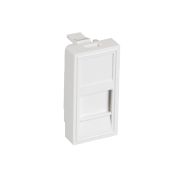 EC-IMH-1-WT-10 (10шт) Вставка 45х45 (Mosaic) для 1 модуля Keystone Jack