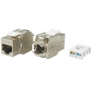 KJ8-8P8C-C6A-180-TLS-SH-F-WH Вставка Keystone Jack RJ-45