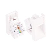 NMC-PM1UE2-AH-WW Вставка Mosaic, 22,5х45мм, 1 порт, Кат.6, UTP