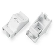 SIP2A-1K-M45-22.5 Вставка угловая 45х22.5 (аналог Mosaic) для 1 модуля формата Keystone Jack