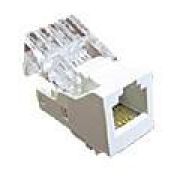 Механизм розетки телефонной RJ-12 6 контактов LK45 (855600) Механизм розетки телефонной