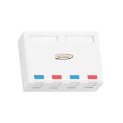 NMC-MB4P-ST-WT Корпус настенной розетки