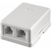 STK-RJ-45(8P8C), CAT.6, 2 выхода, Dual IDC компьютерная розетка Розетка компьютерная 2 выхода