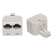 Двойник компьютерный UTP RJ-45(8P8C) (штекер - 2 гнезда) REXANT (03-0102) Кабельный соединитель