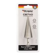 Сверло по металлу ступенчатое 4,0-32,0 мм 102 mm 62 HRC Kranz (KR-12-6603) Сверло по металлу шлифованное