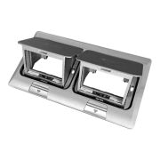 Люк в пол на 2х1,5 поста (45х45мм) с суппортом и коробкой, сталь LUK/2х1.5ST (70026) Люк в пол