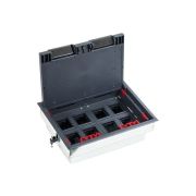 Люк в пол на 8 постов (45х45мм) с суппортом и коробкой, сталь LUK/8 (70083) Люк в пол