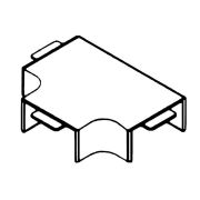 Угол Т-образный 20х12,5 MT (72414) Угол Т-образный