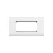 NMC-PL2PM-WT Настенная лицевая панель под 2 вставки типа Mosaic 45х45мм