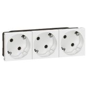 Тройной блок розеток 2к+3, 135х45 мм, белый (147106 WT) Тройной блок розеток
