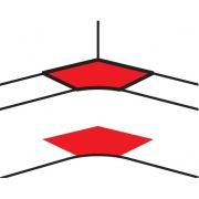 DLP угол внутренний изменяемый 105х50 мм (80-100град) белый (010605) Угол внутренний