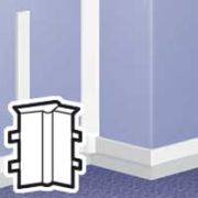 DLP угол внутренний 60х16, 60х20 мм белый (030291) Угол внутренний