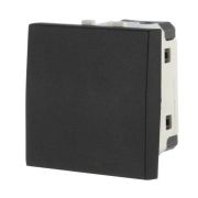 Выключатель 45х45мм LK45, черный бархат (850708) Выключатель