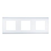 Рамка 3-постовая, серебристый металлик, LK45 (854303) Рамка