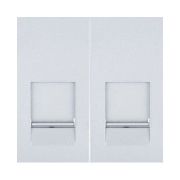 Накладка для розетки 45х22,5мм, серебристый металлик, LK45 (853103) Накладка для розетки телефонной, компьютерной RJ