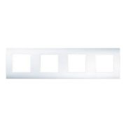 Рамка 4-постовая, белая, LK45 (854404) Рамка