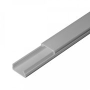 Короб 20х10 серый (Промрукав) (PR03.0071) Кабель-канал с двойным замком