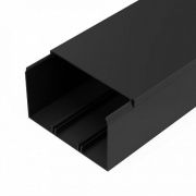 Короб 100х60 мм, черный (Промрукав) (PR03.0222) Кабель-канал с двойным замком