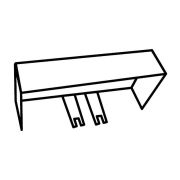 Заглушка 100х55 RF (76811) Заглушка для кабель-канала