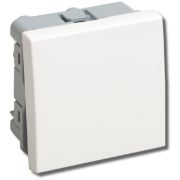 ВКО-21-00-П одноклавишный 2 модуля белый (CKK-40D-VO2-K01) Выключатель «ПРАЙМЕР»