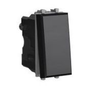 Выключатель Avanti 1 модуль черный квадрат (4402101) Выключатель