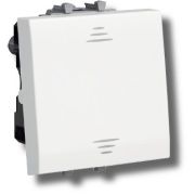 Выключатель двухполюсный Avanti 2 модуля белое облако (4400122) Выключатель