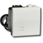 Выключатель с подсветкой Brava 2 модуля белый (76002BL) Выключатель с подсветкой