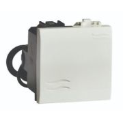 Выключатель с подсветкой Brava 2 модуля слоновая кость (75002SL) Выключатель с подсветкой