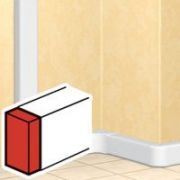 DLP заглушка торцевая для кабель-канала 35х105 мм белый (010701) Заглушка для кабель-канала