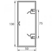 METRA кабель-канал 130х50 мм белый (638082) Кабель-канал