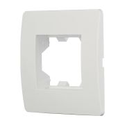 Каркас в сборе с рамкой под 2 модуля Viva белый (10242) Каркас в сборе с рамкой