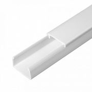 Короб 25х16 (Промрукав) (PR.0625161) Кабель-канал с двойным замком белый 25х16