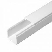 Короб 25х25 (Промрукав) (PR.0625251) Кабель-канал с двойным замком белый 25х25