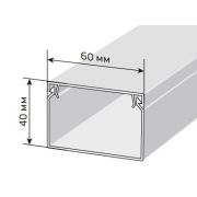 Короб 60х40 TA-GN (01780) Короб с крышкой, с направляющими для установки разделителей