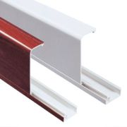 Короб плинтусный 100х40, белый (AIR10040) Короб плинтусный