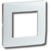 Рамка на 2+2 модуля (двухместная), белая (75012W) Рамка двухместная, Brava
