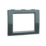 Рамка универсальная на 2 модуля, черная (F00011B) Рамка универсальная, Viva