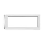 Рамка универсальная на 6 модулей, серый металлик (F00015G) Рамка универсальная