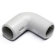 Угол 90° (2 части) D20, серый (25шт) (41220-25) Угол для труб