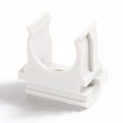 Держатель D50 белый (уп 10 шт) (PR.02750б) Крепление для труб ПВХ