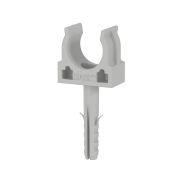 Держатель с защелкой и дюбелем D32 (50 шт) Держатель с защелкой и дюбелем